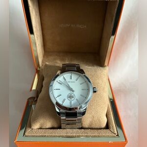 Tory Burch Collins White Dial watch TBW1201